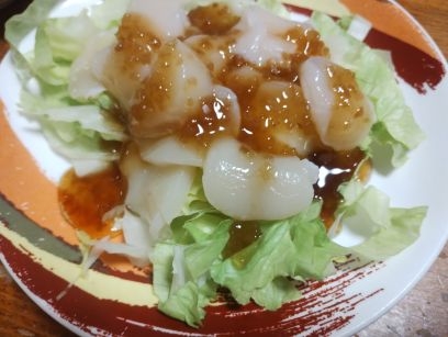 ホタテの和風カルパッチョ♡