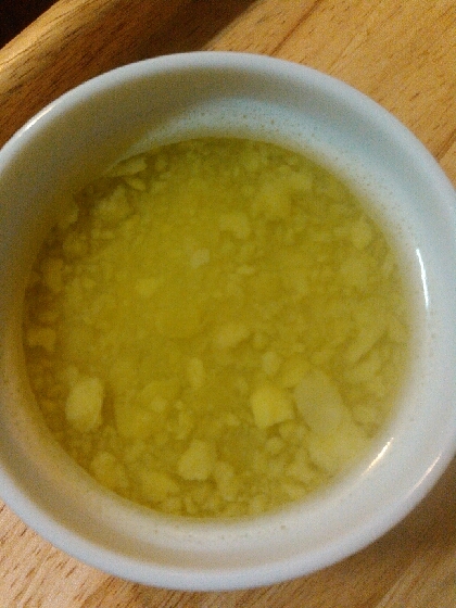 <離乳食初期>サツマイモスープ