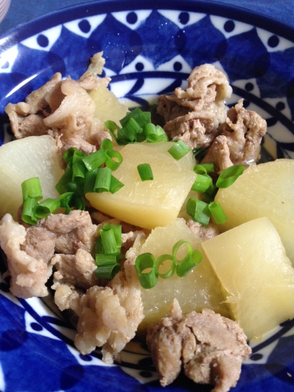 大根と豚肉の和風煮込み