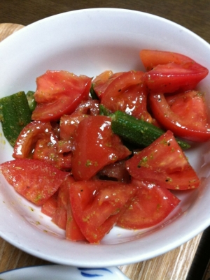 トマトとオクラのバジルソースサラダ レシピ 作り方 By Ninazu3t 楽天レシピ トマトとオクラのバジルソースサラダ レシピ 作り方 By Ninazu3t 楽天レシピ