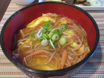 簡単で時短！カニカマと万能ネギだけで甘酢のカニ玉☆