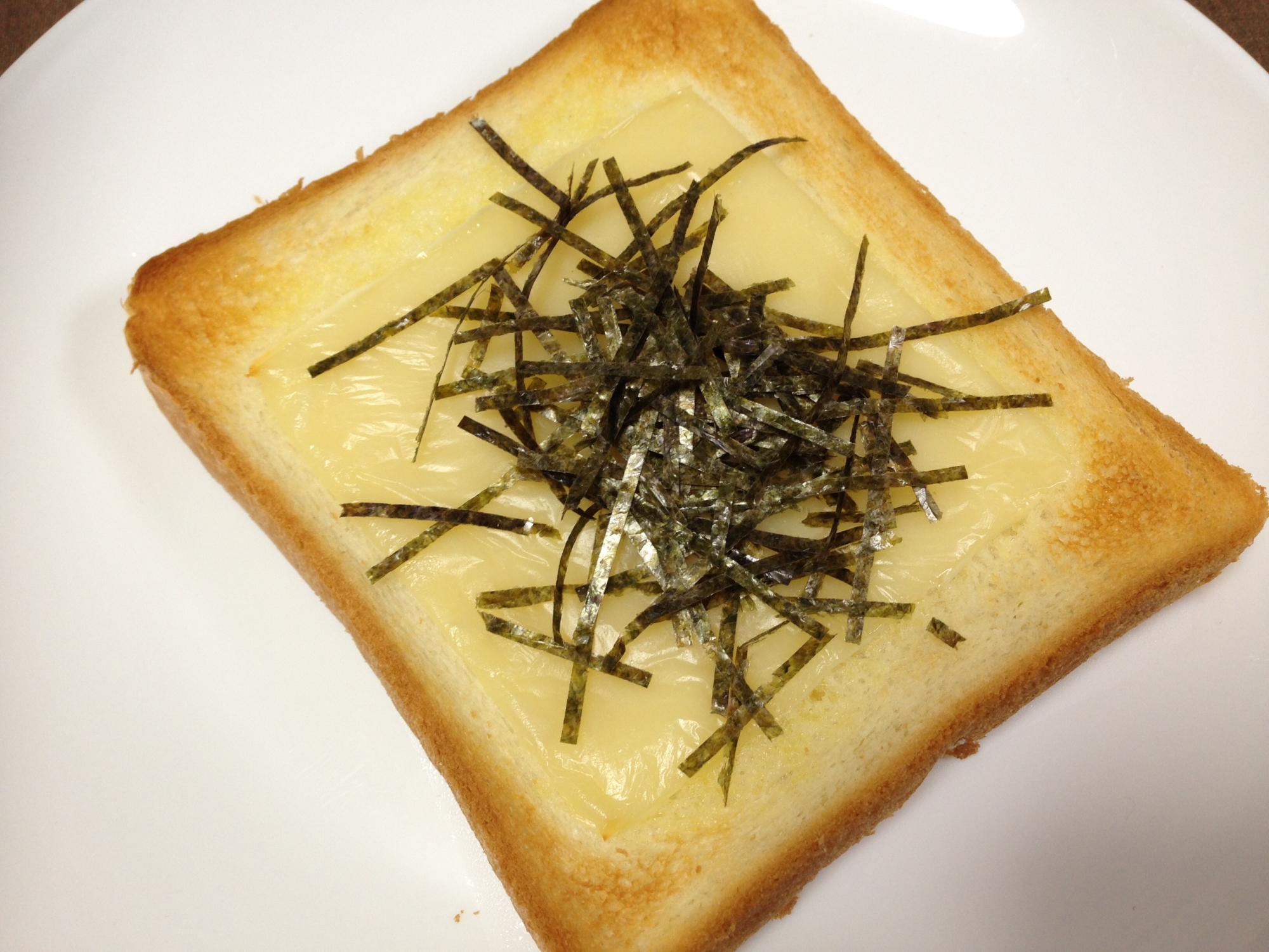 朝食に☆海苔チーズトースト