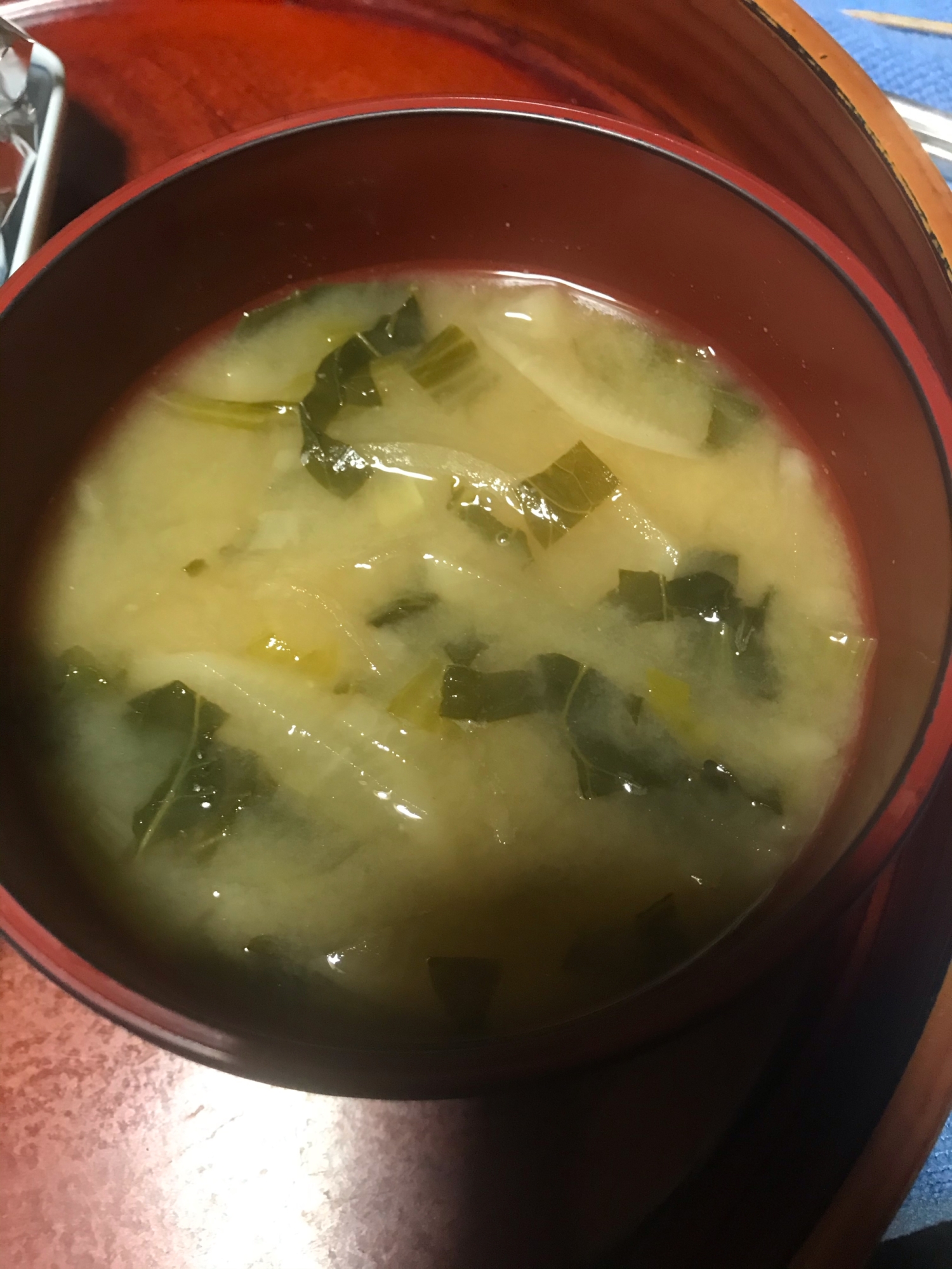 冬瓜と大根葉のおミソスープ