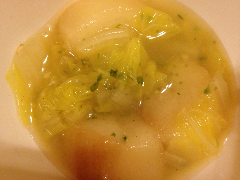 白菜と麩のコンソメスープ煮