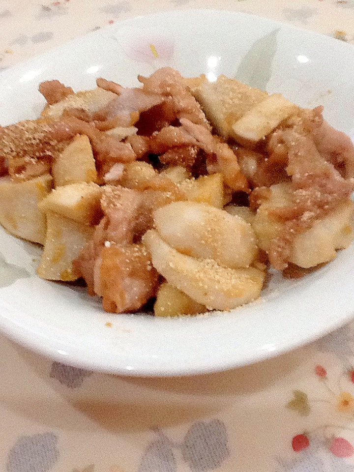 豚肉と里芋の炒め物