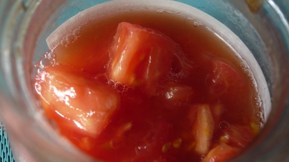 こんにちは～～～塩トマト、初めて作りました。お料理に使うのが楽しみです。レシピありがとうございました(#^.^#)