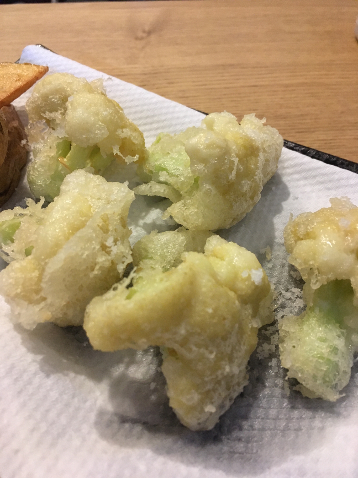 カリフラワーのフリット☆チーズ風味