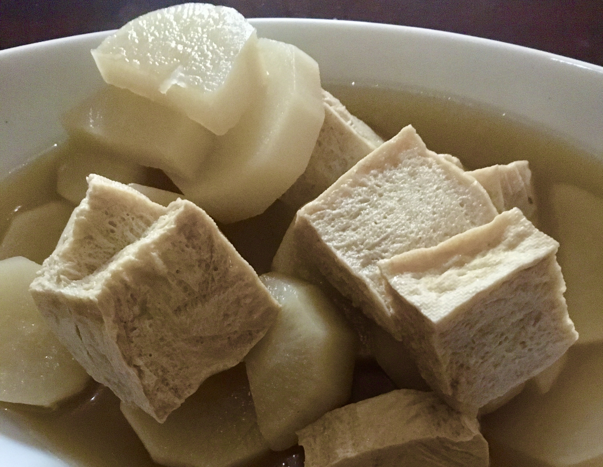 凍り豆腐と大根の煮物