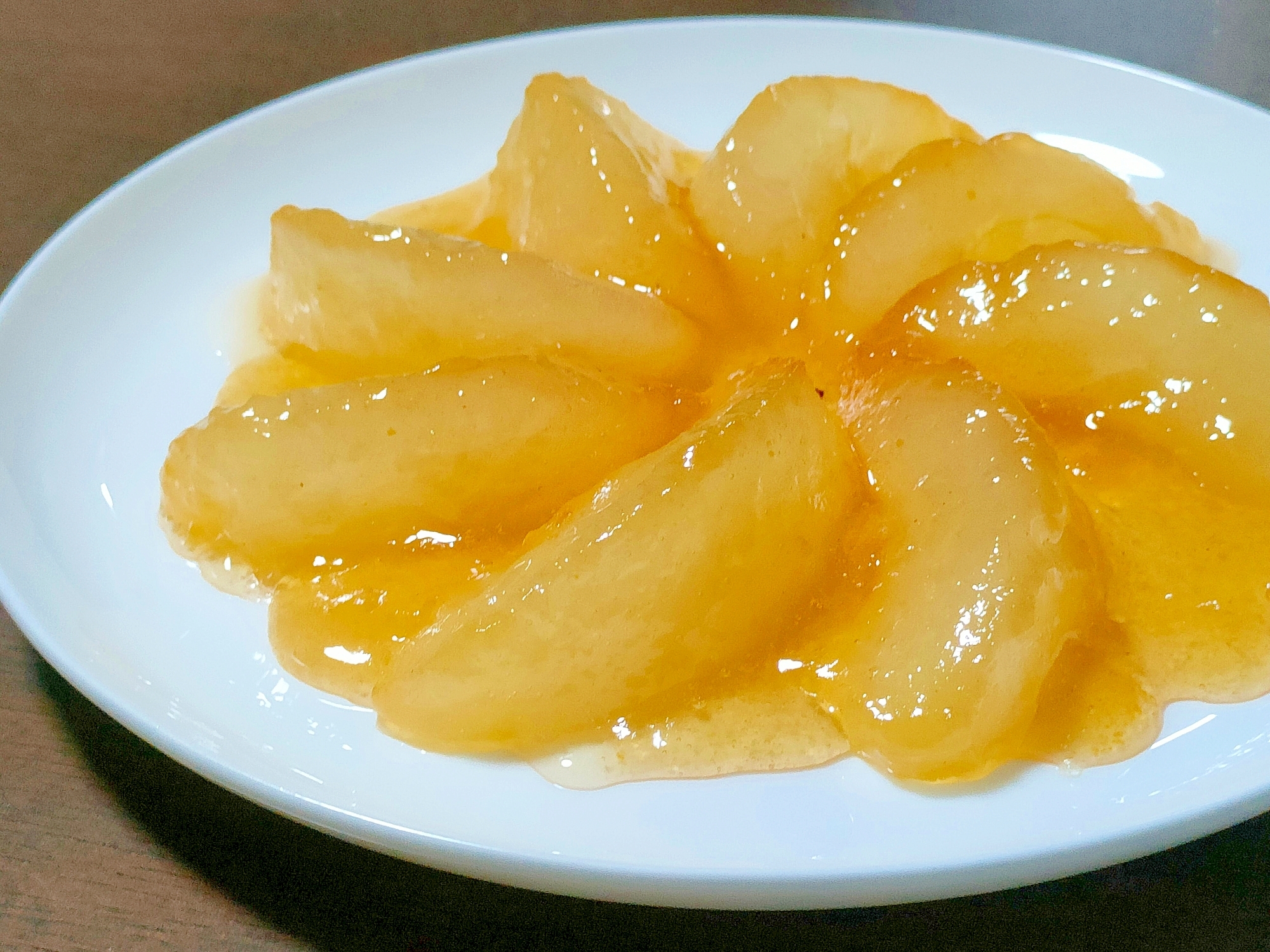 【試行錯誤の】梨のコンポート