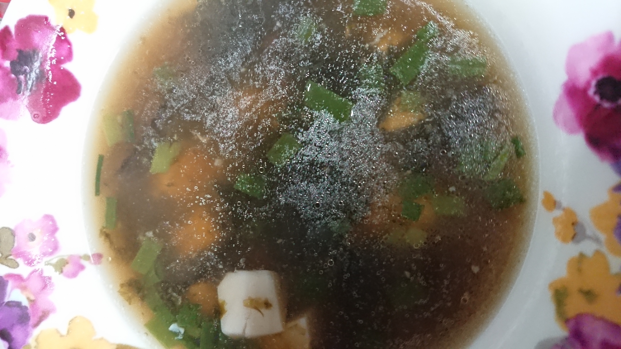 豆腐にらスープ