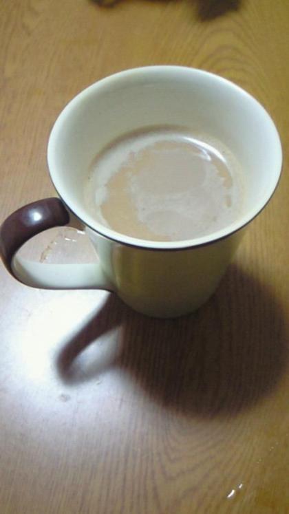 大き目のカップで飲みましたよ～＾＾
毎朝飲みたいですね。