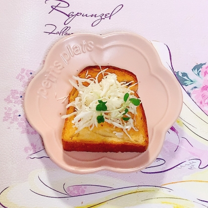 mimiちゃん♫キャベツと貝割れ大根で作りました✧˖°朝食に作りました˚✧₊⁎野菜たっぷりありがとうございます。(  _ _)ෆ˚*