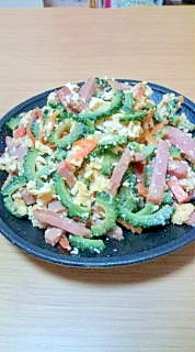 味付けはだしの素と醤油だけ！ゴーヤチャンプルー！！