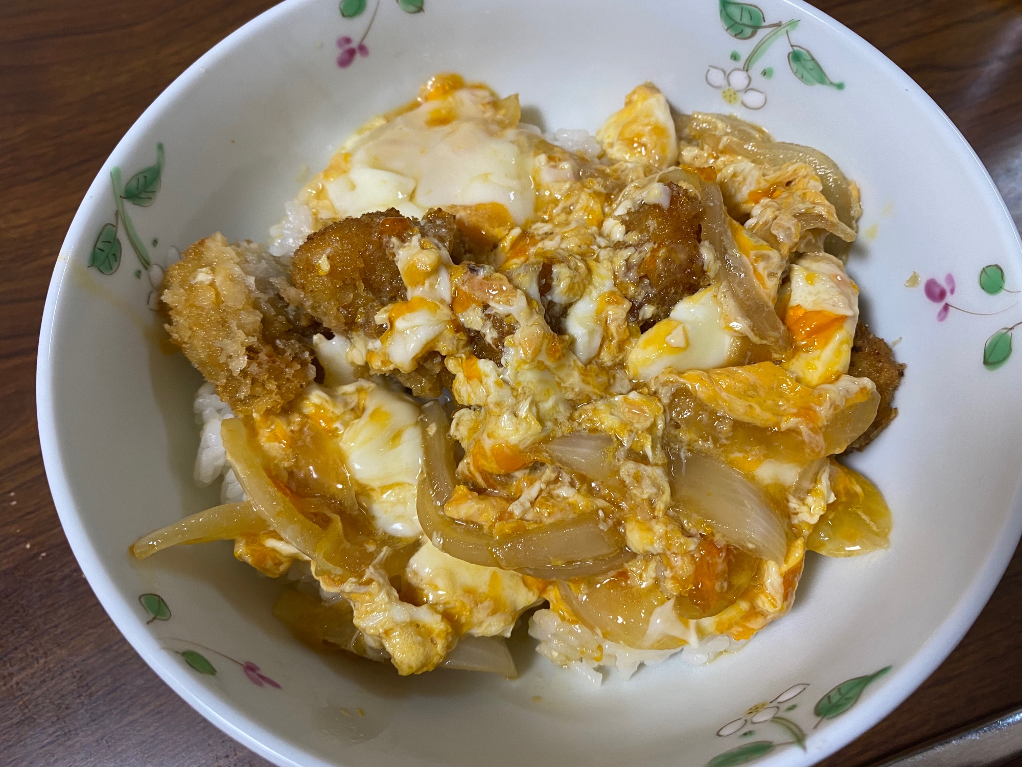 めんつゆで簡単☆余ったトンカツで！アレンジカツ丼