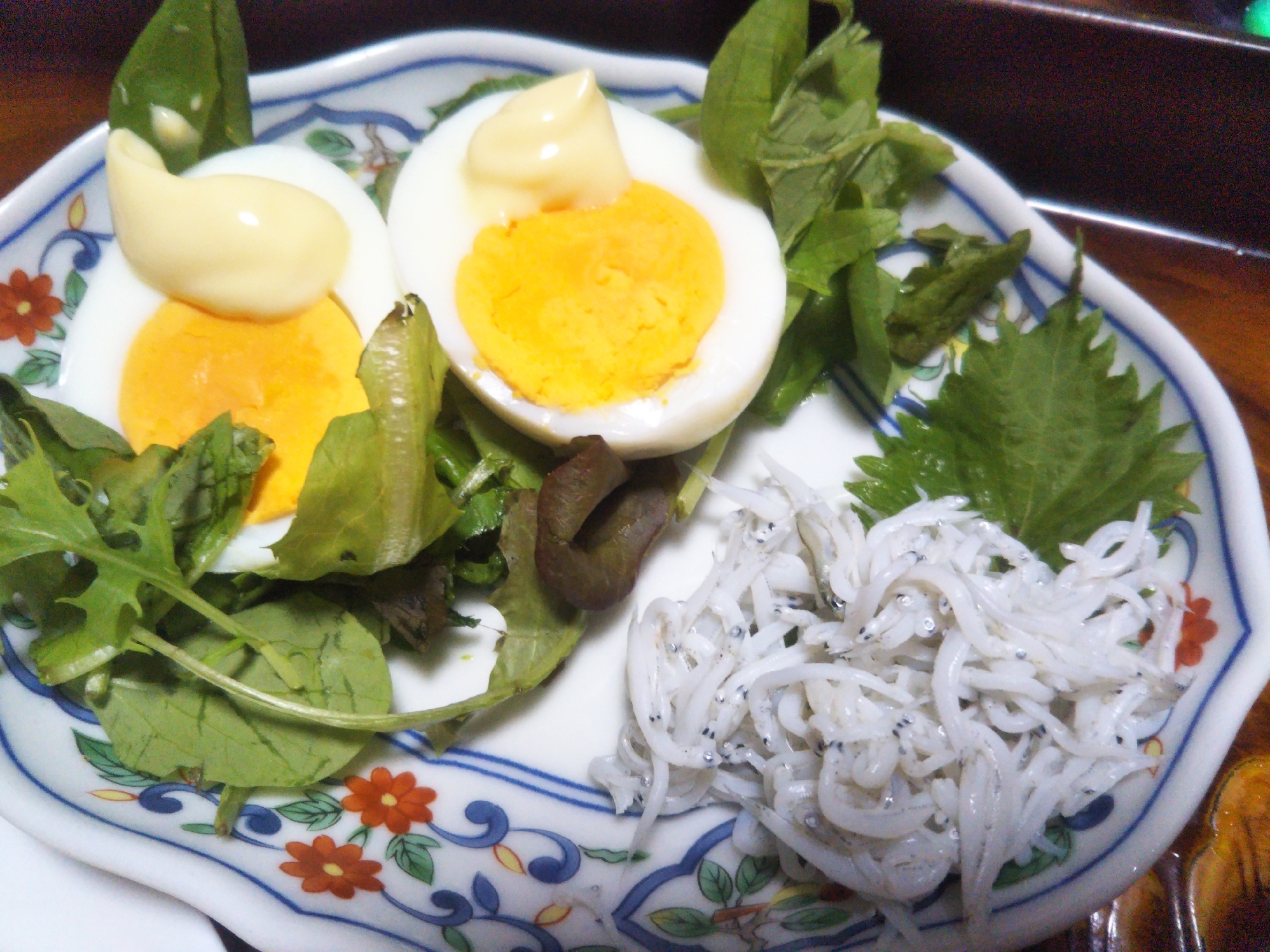 卵&しらすのグリーンサラダ