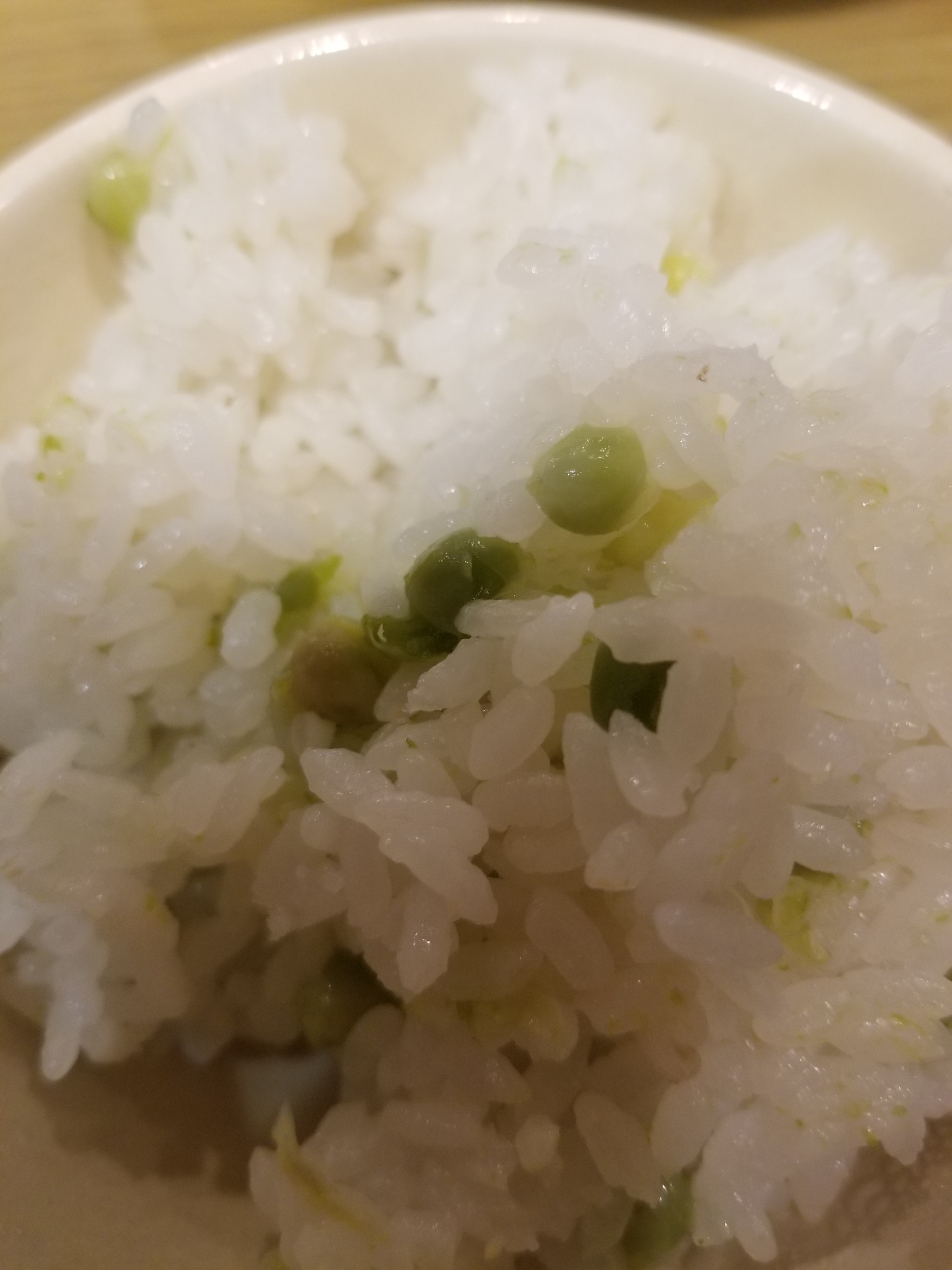 うすいえんどう豆ご飯