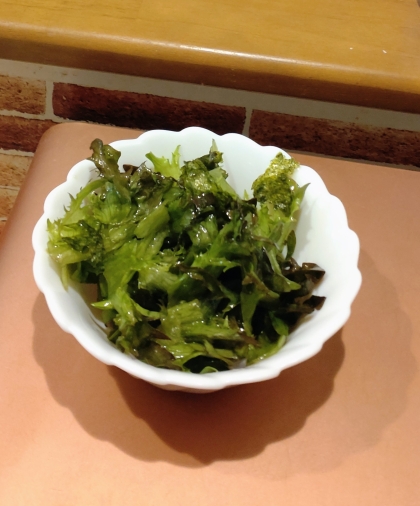 水菜とレタスと葱deナムル☆