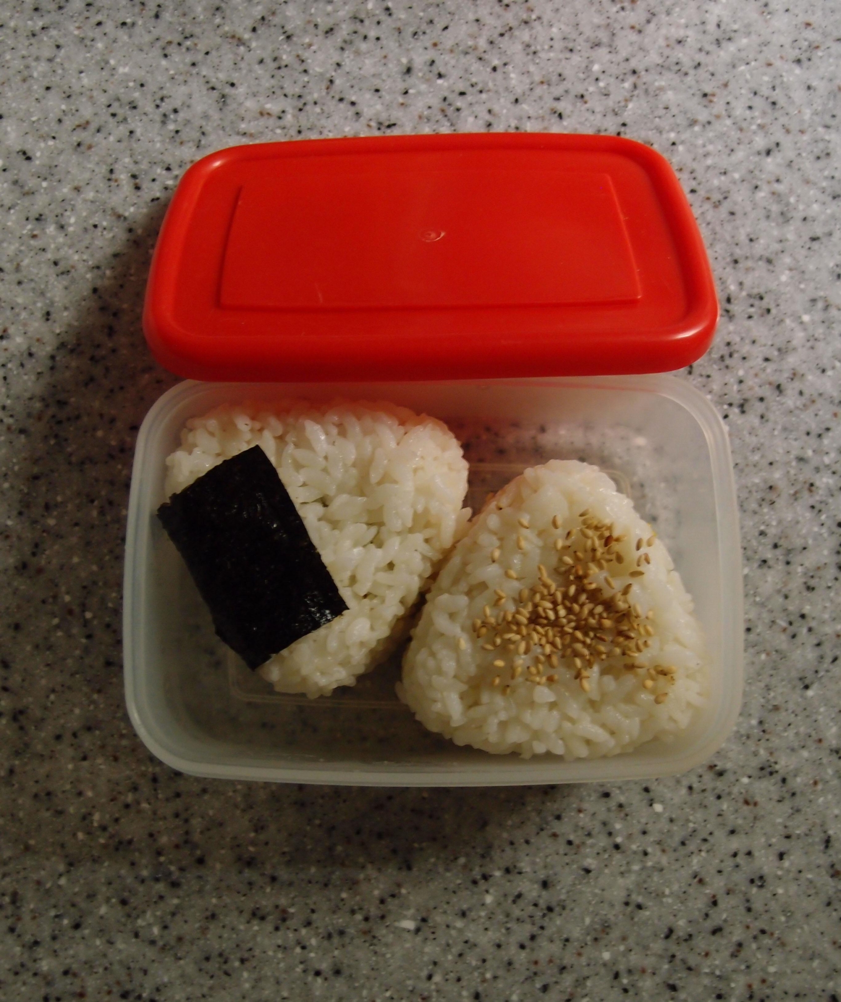 ヤングコーンのおにぎり弁当