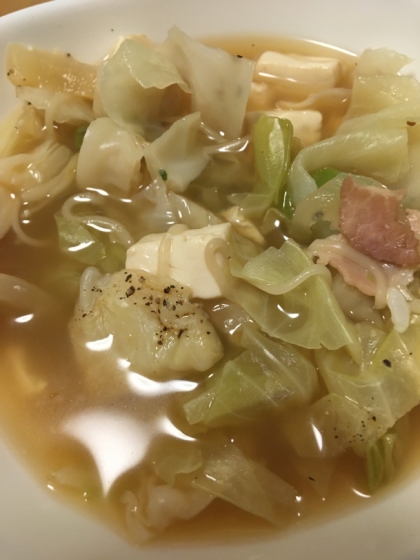 鍋ひとつで野菜たっぷりコンソメ仕立ての素麺♪