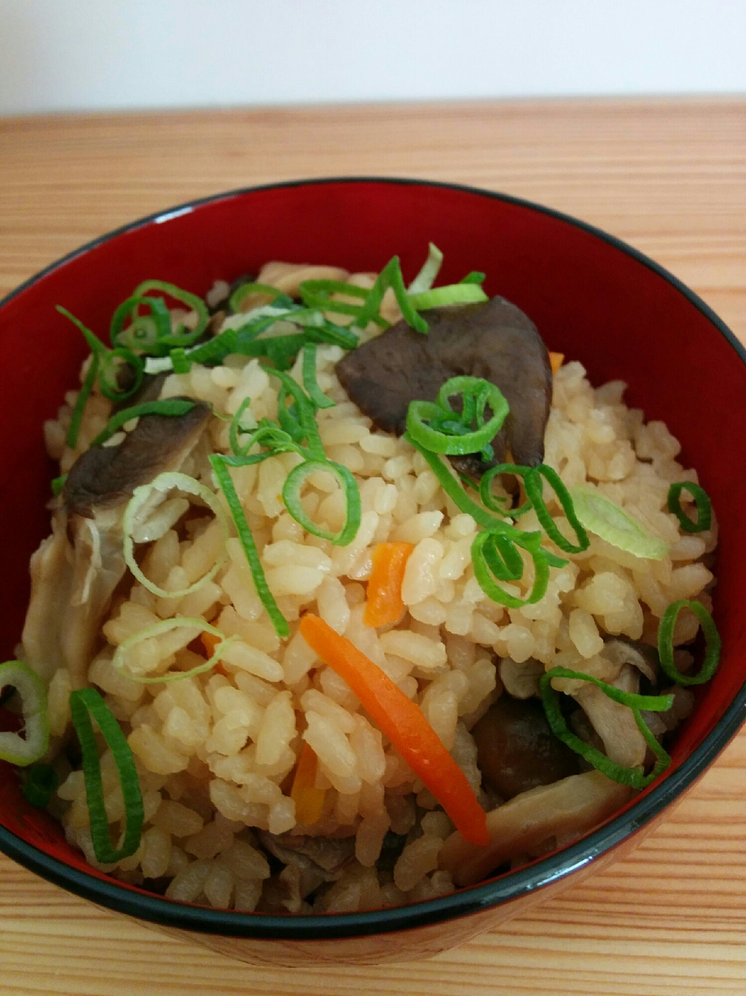 霜降りひらたけの簡単炊き込みご飯