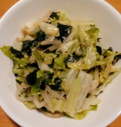 キャベツともやしのナムル