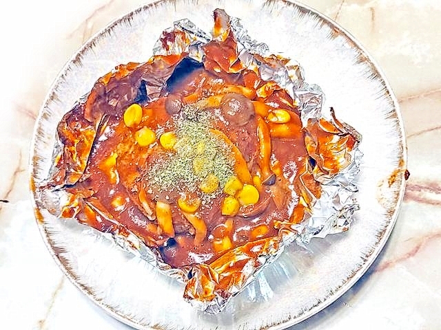 ドミグラスソースで!オーブンで作る煮込みハンバーグ