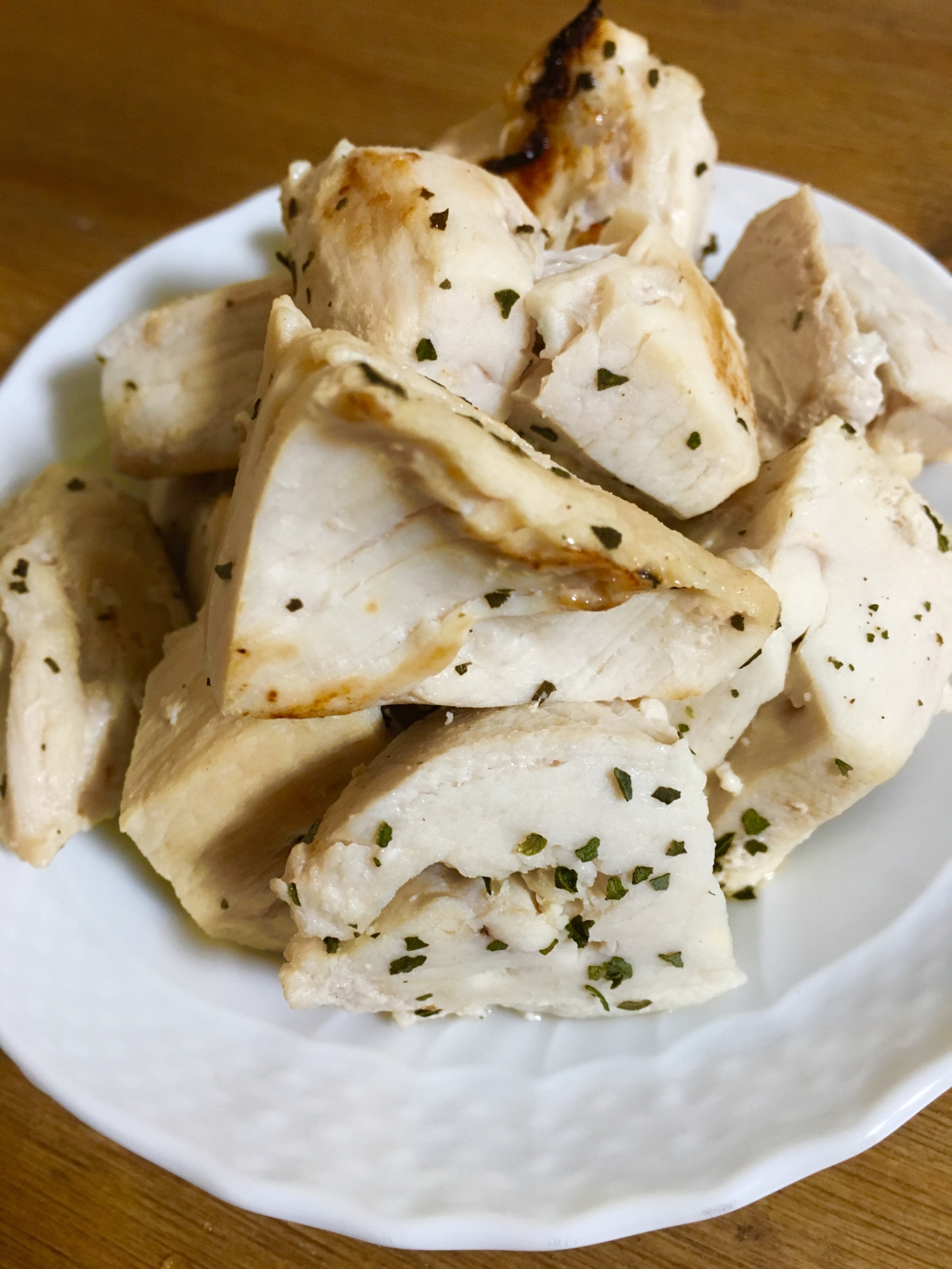 ヘルシーやわらか鶏胸肉のレモンバジル焼き レシピ 作り方 By ゆっきぃ595 楽天レシピ