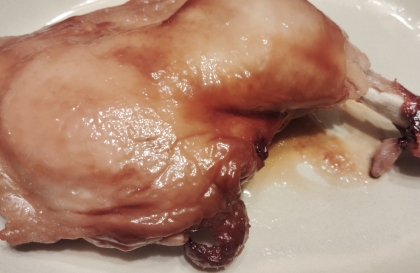 皮がぱりぱりローストチキン