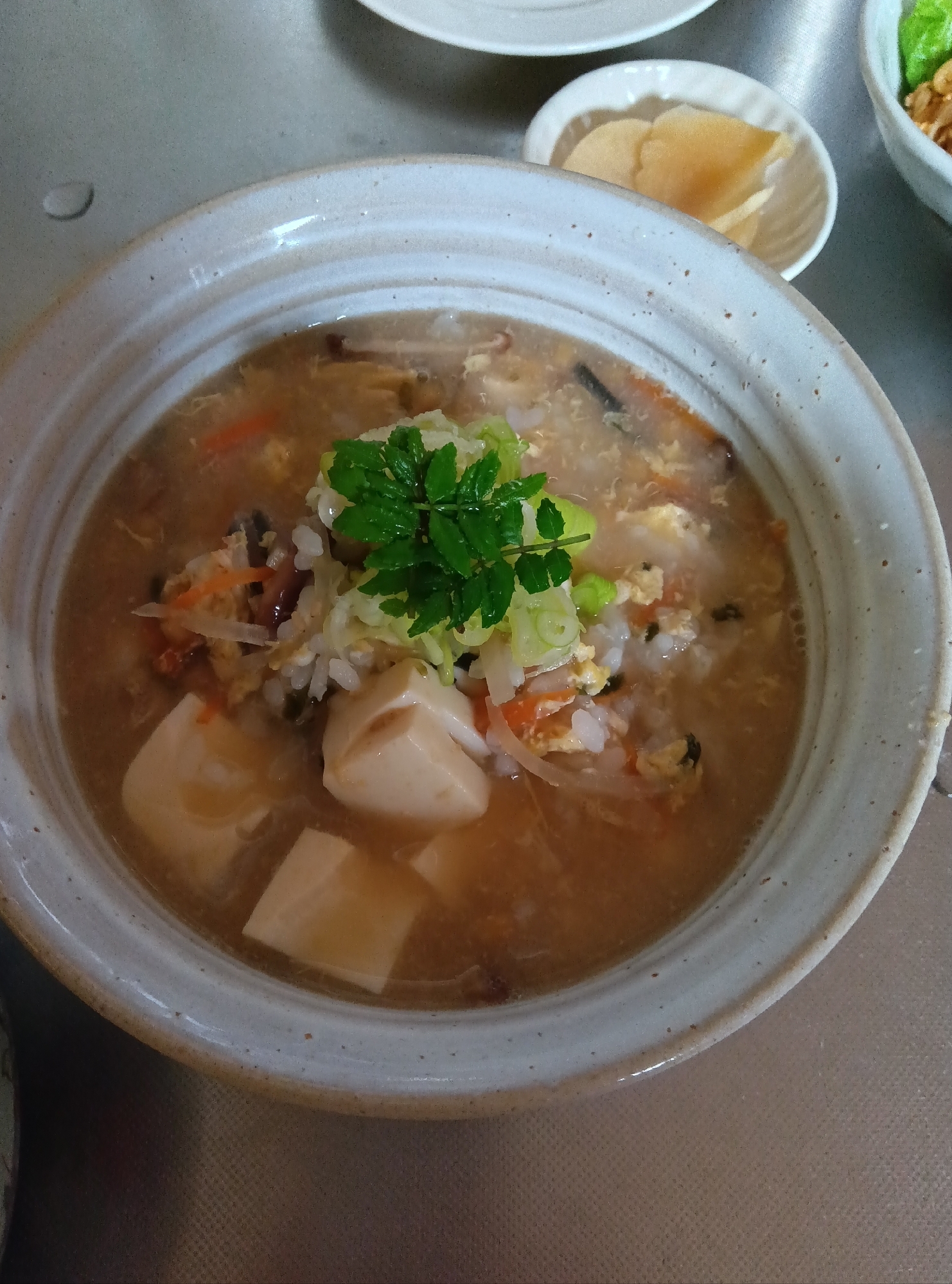 お茶漬けの素雑炊