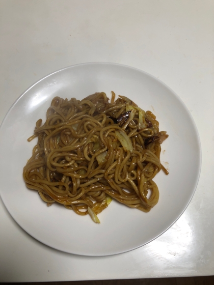 乾麺から作るソース焼きそば