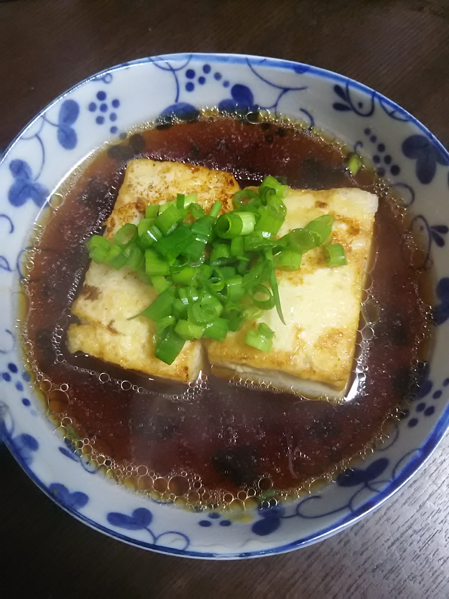 めんつゆで簡単(^^)揚げ出し豆腐。