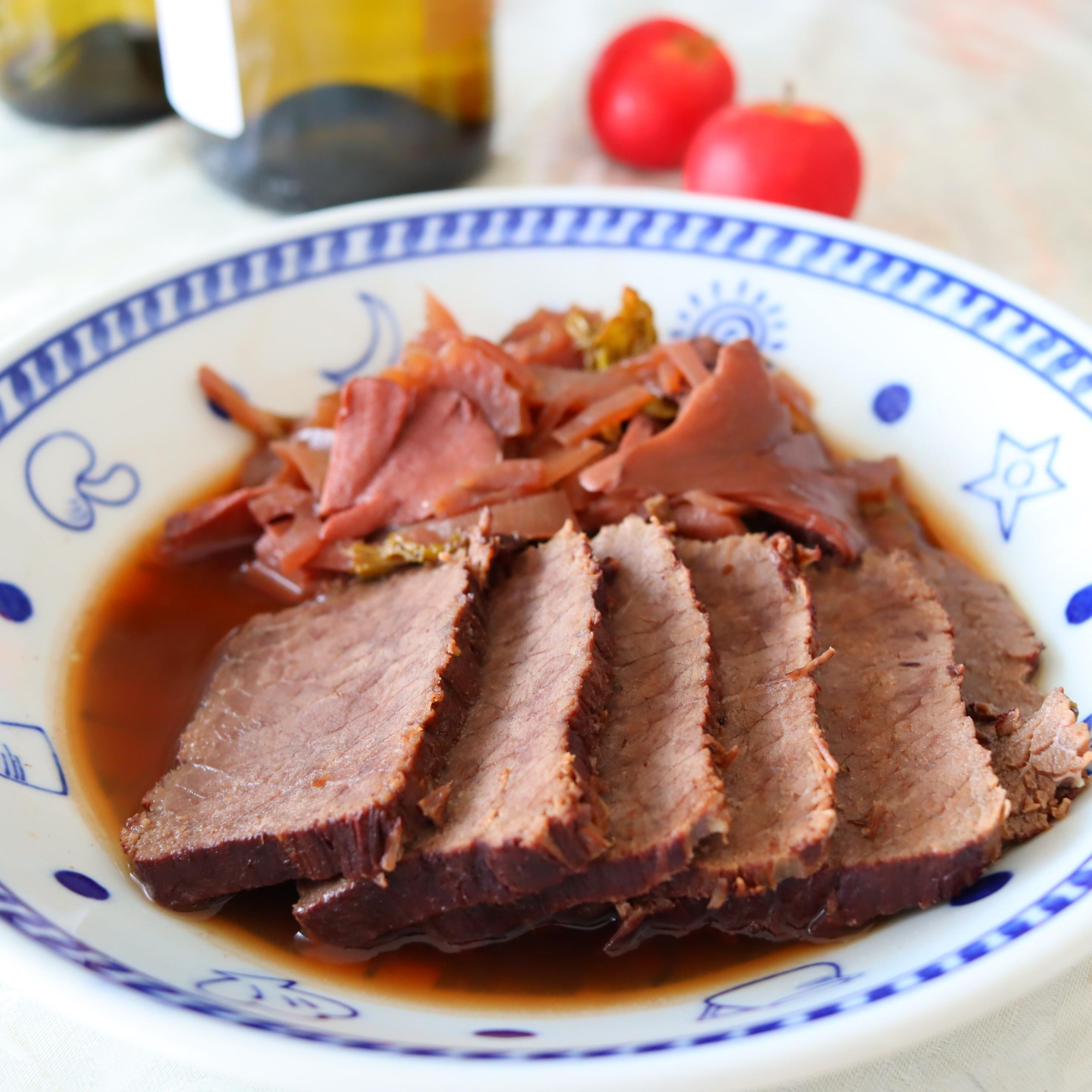 【赤ワインに合う】牛肉の赤ワイン醤油煮