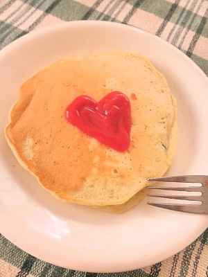リメイク　ポテトサラダでモチモチパンケーキ