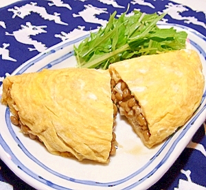 簡単!納豆オムレツ