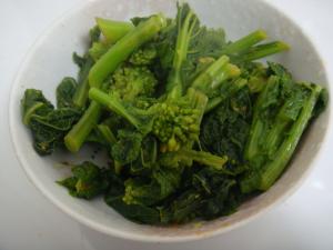 レンジで簡単!菜の花の煮物風♪