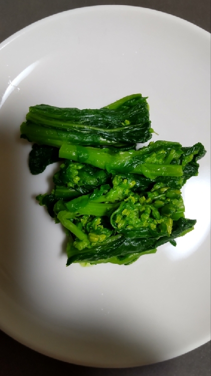 レンジで簡単‎‎♫*菜の花辛子醤油和え✧˖°