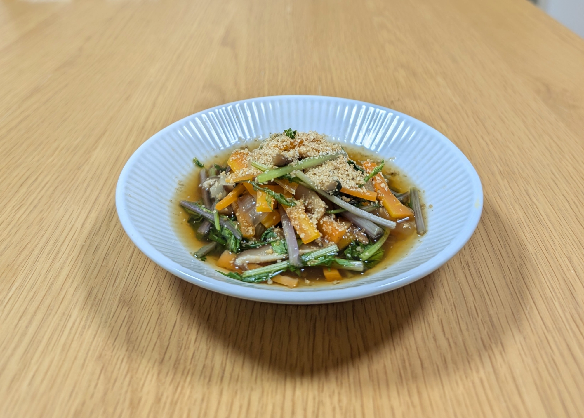ゆる四毒抜き◆水菜の煮びたし