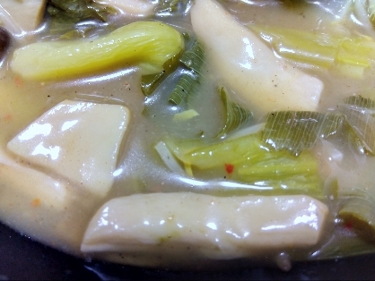 細ニラと豆腐の味噌汁