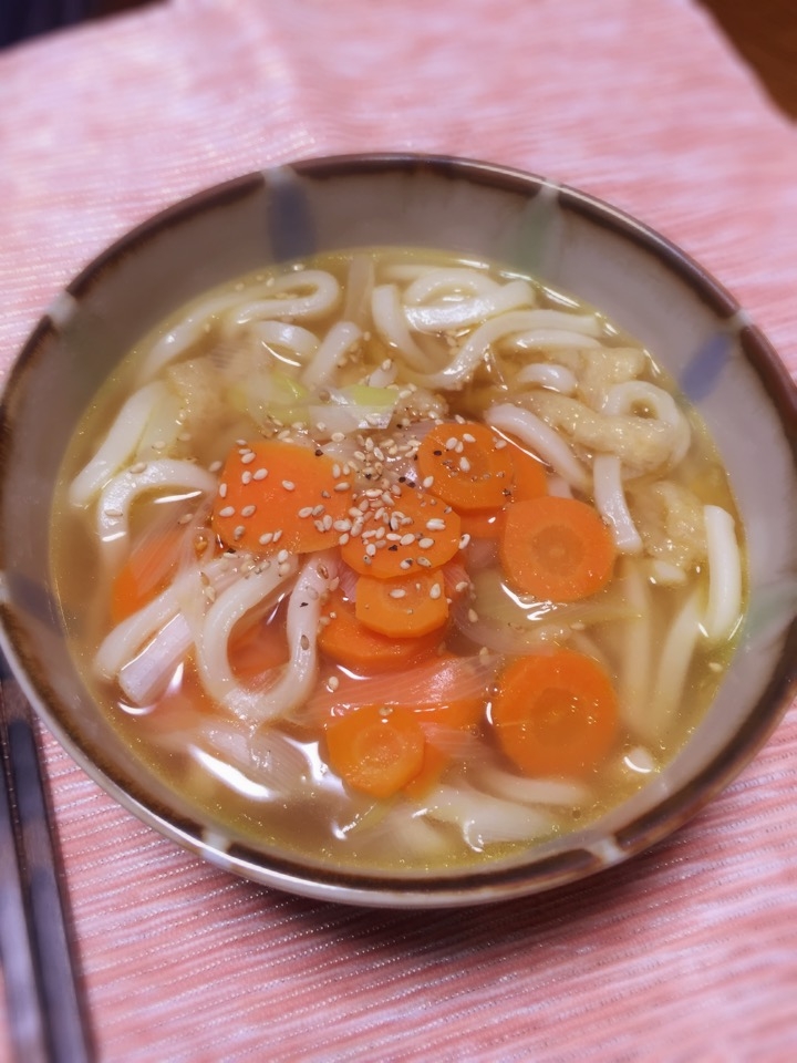 *給料日前の！けんちんうどん風*