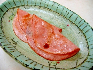 *焼くとおいしい焼きハム*