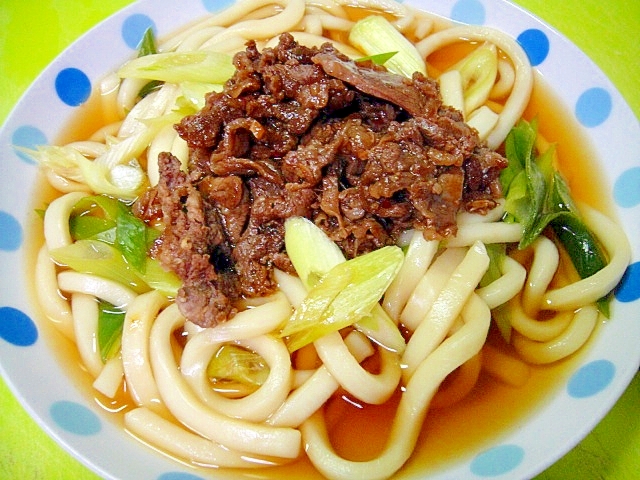 甘辛焼肉うどん