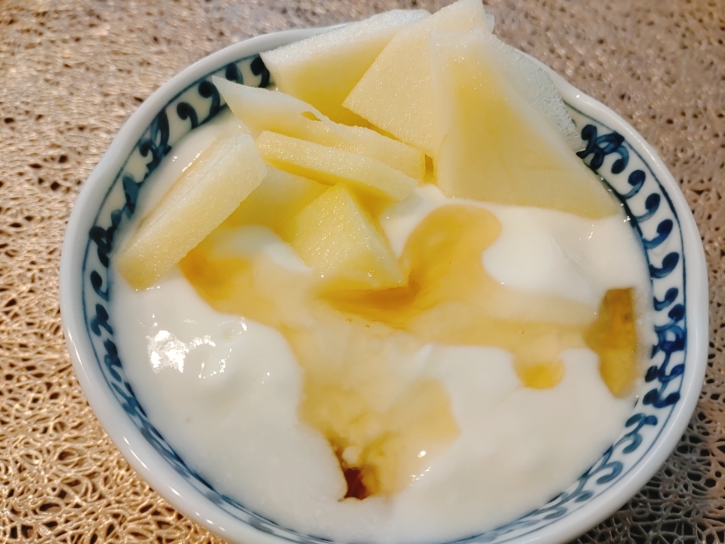りんごハチミツヨーグルト