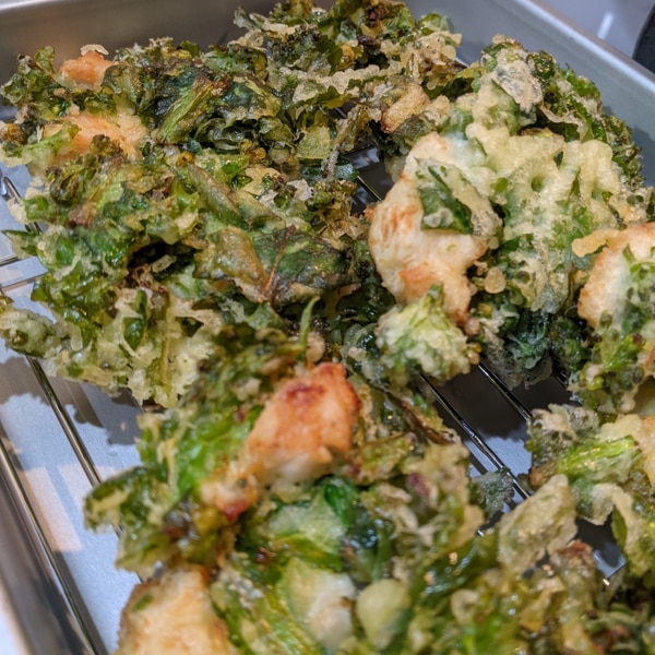 春を味わう 菜の花とささみのかき揚げ レシピ 作り方 By 管理栄養士ママ 楽天レシピ 春を味わう 菜の花とささみのかき揚げ レシピ 作り方 By 管理栄養士ママ 楽天レシピ