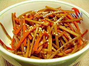 ツヤツヤ☆きんぴらごぼう