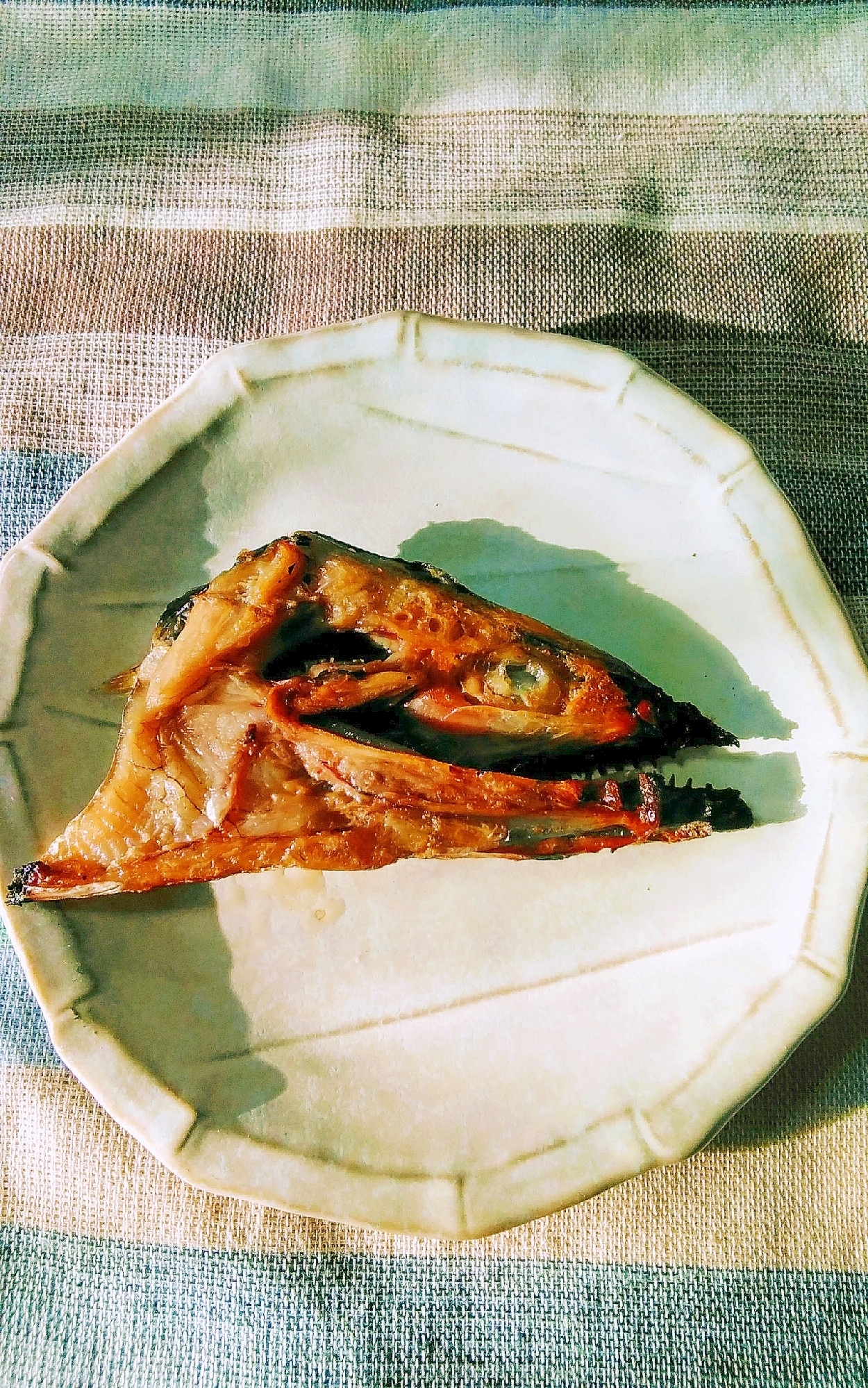 捨てられるとこだった鰆のかぶと焼き