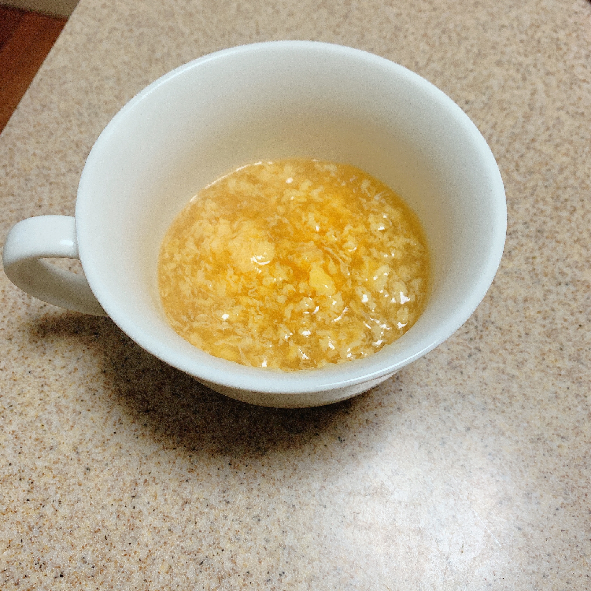朝ごはんに☼ふわとろ卵あんかけスープ
