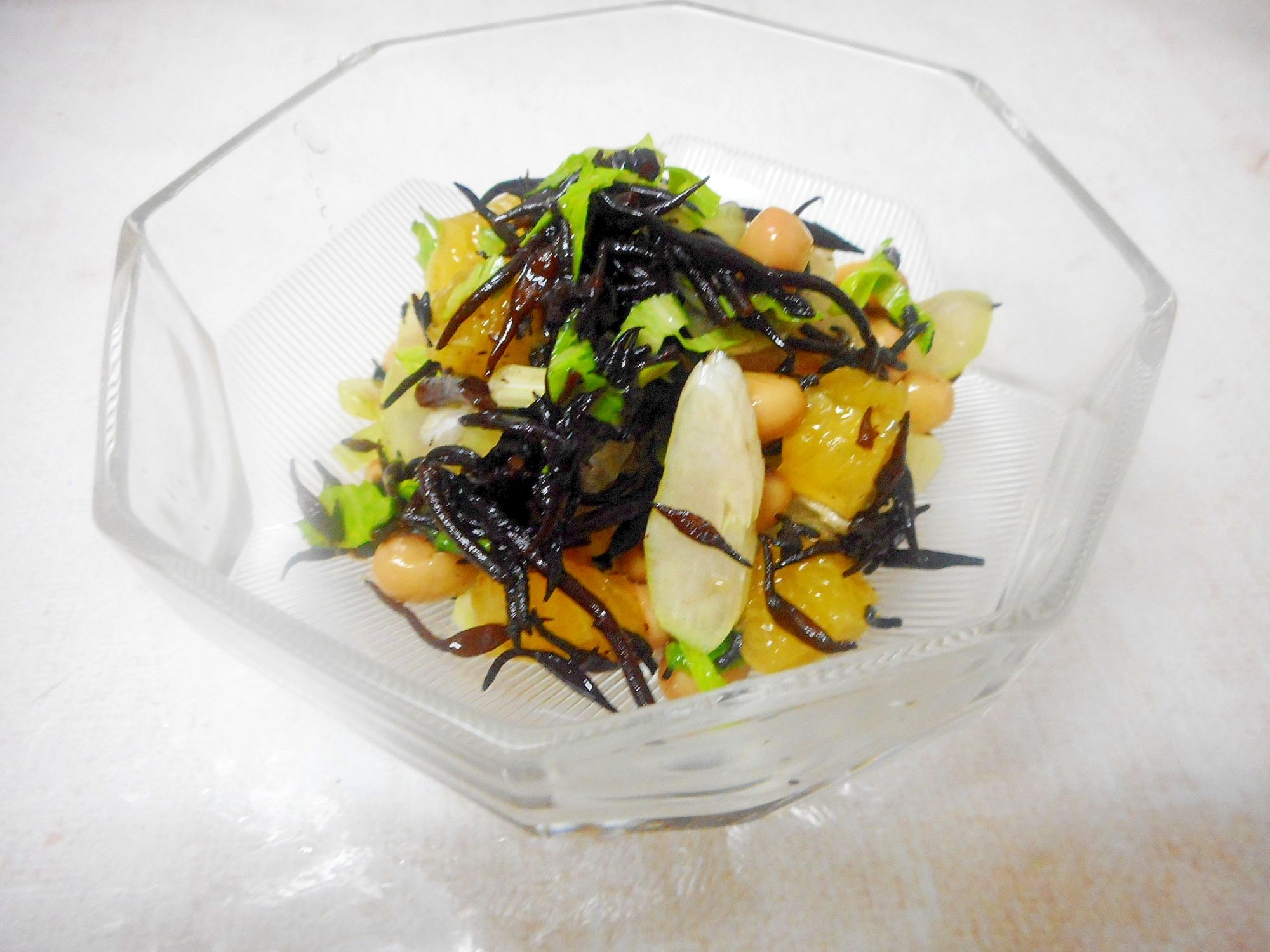 ヒジキと大豆とオレンジのサラダ レシピ 作り方 By Mococo05 楽天レシピ