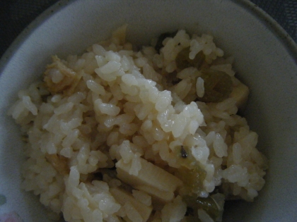 里山の恵み～塩麹で山菜炊き込みご飯