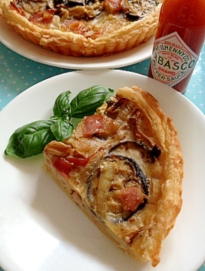 なす 玉ねぎ しめじ ベーコンのキッシュ レシピ 作り方 By Minori Ohisamanotikara 楽天レシピ