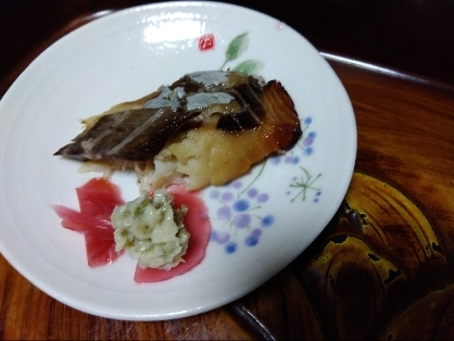 ごま油で☆ブリの生姜焼き